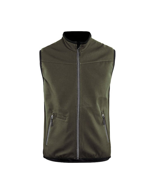 Blaklader Softshell Body Warmer Olive & Black | 3850