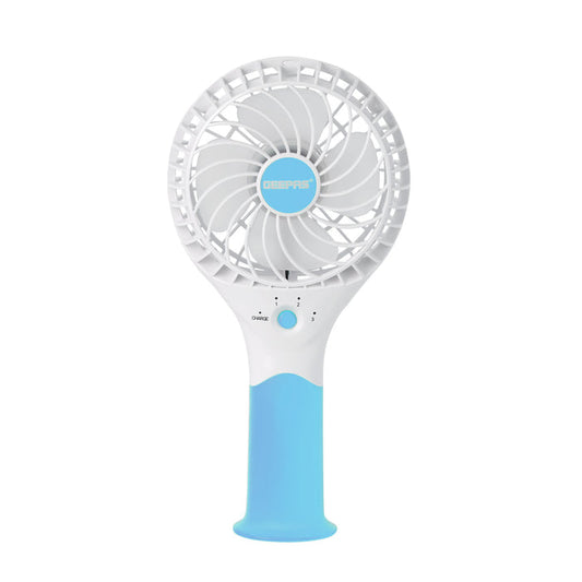 Blue Handheld Rechargeable Fan