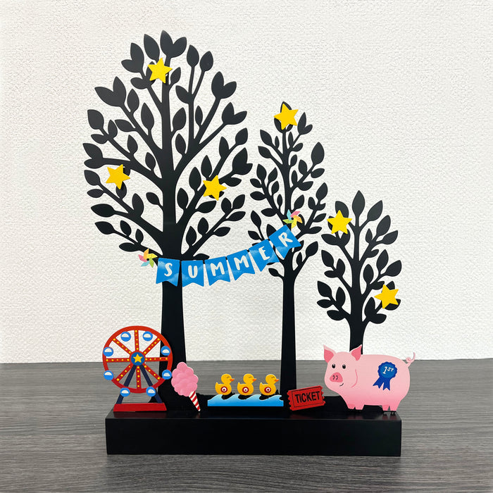Blue Ribbon Pig Magnet