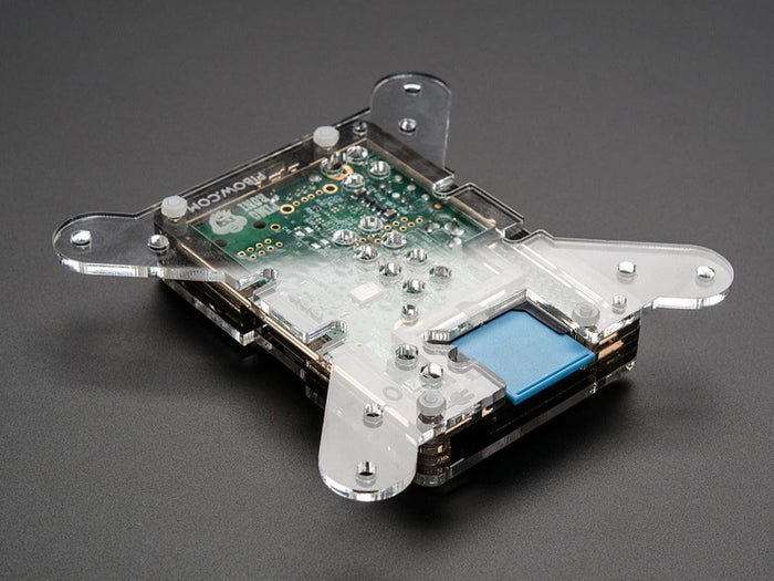 Blue Shortening microSD card adapter for Raspberry Pi & Macbooks [discontinued] by The Pi Hut - The Pi Hut