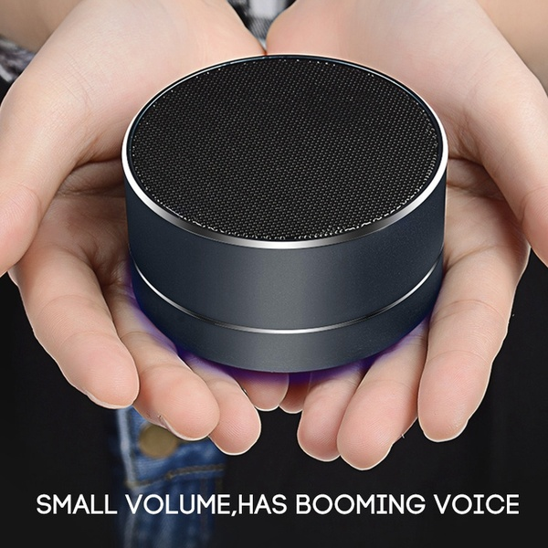 Bluetooth Speakers Portable Wireless Speaker Music Stereo Handsfree Rechargeable (Gold) -Home Living Store - -