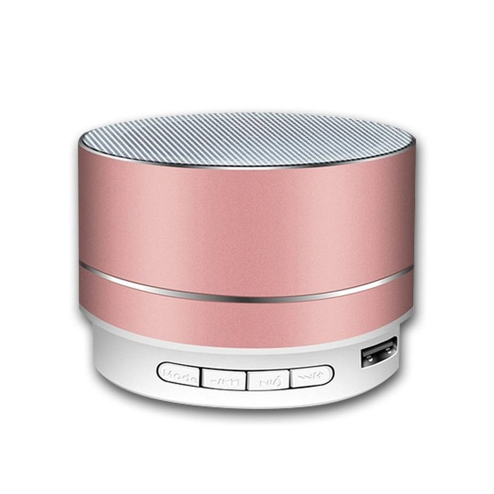Bluetooth Speakers Portable Wireless Speaker Music Stereo Handsfree Rechargeable (Pink) -Home Living Store - -