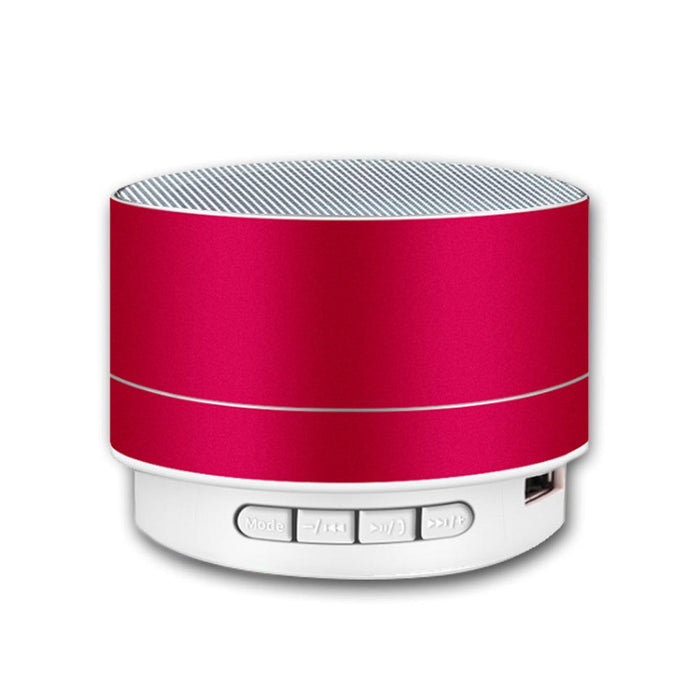 Bluetooth Speakers Portable Wireless Speaker Music Stereo Handsfree Rechargeable (Red) -Home Living Store - -
