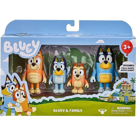 Bluey and Family Mini Figure 4 - Pack - Owl & Goose Gifts