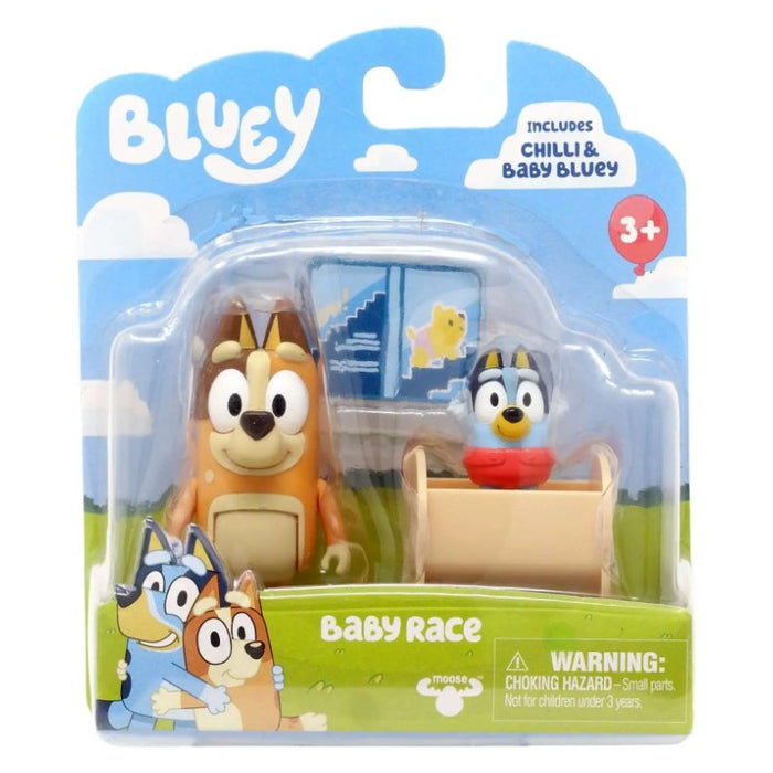 Bluey Story Mini Figures 2 - Pack - Baby Race - Owl & Goose Gifts