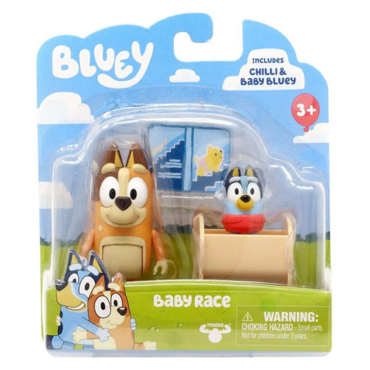 Bluey Story Mini Figures 2 - Pack - Baby Race - Owl & Goose Gifts