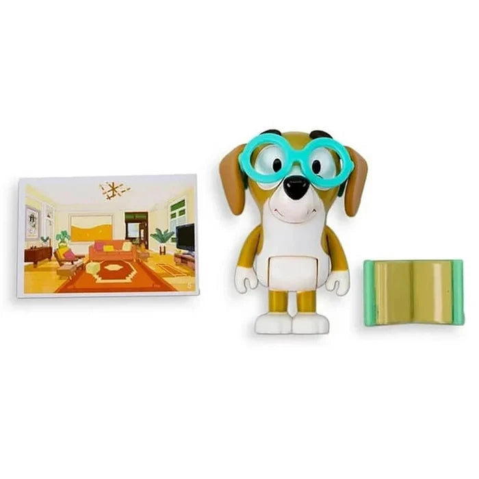 Bluey Story Starter Mini Figures - Honey & Book - Owl & Goose Gifts