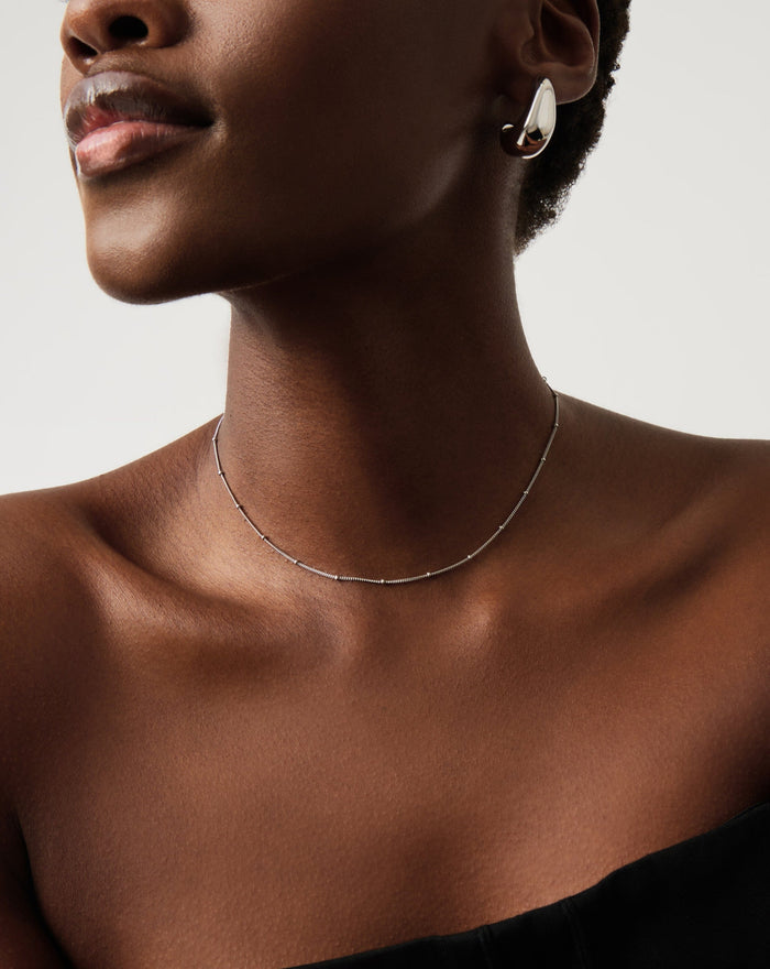 Bobble Chain Choker | Sterling Silver Necklaces Missoma