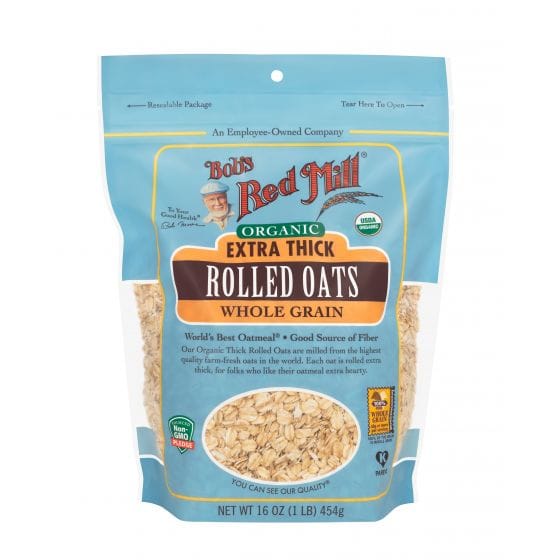 Bob’s Red Mill Organic Extra Thick Rolled Oats Whole Grain Have you tried our Organic Extra Thick Rolled Oats yet. They’re ideal for folks who don’t like the softer texture of many oatmeal varieties-3997802954 Hannah's Variety Store