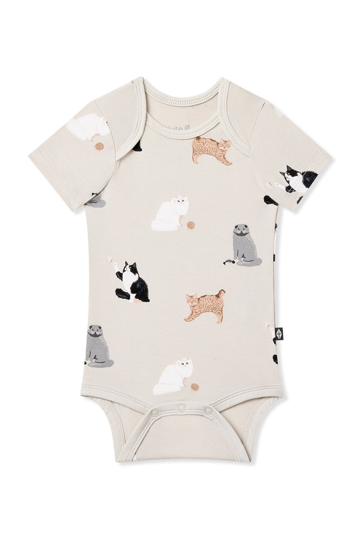 Product photo of the Bodysuit in Fluffy Cat on a white background