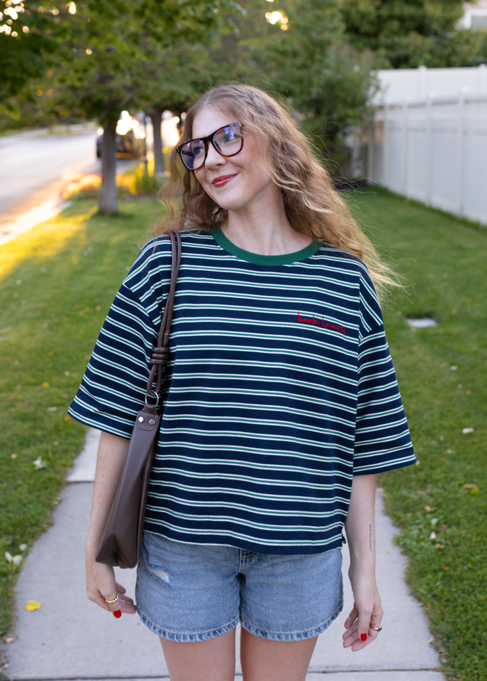 book lover boxy tee