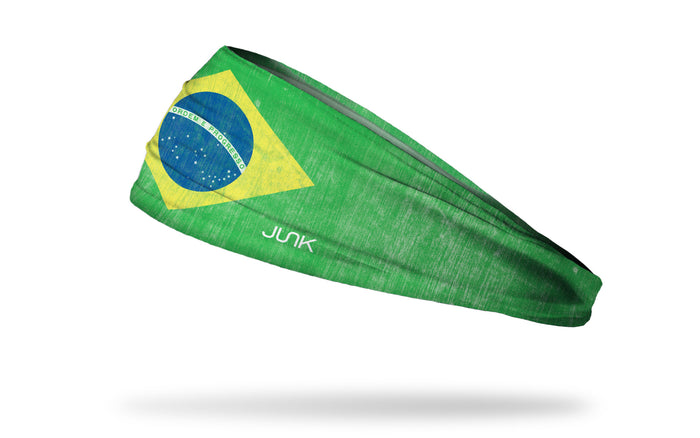 Brazil Grunge Flag Big Bang Lite Headband - View 1