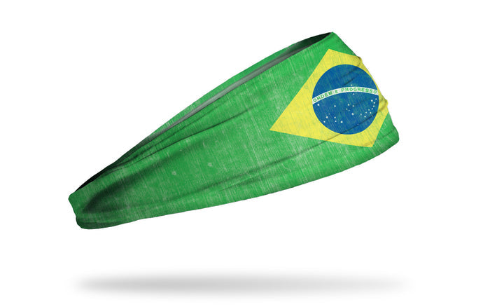 Brazil Grunge Flag Big Bang Lite Headband - View 2