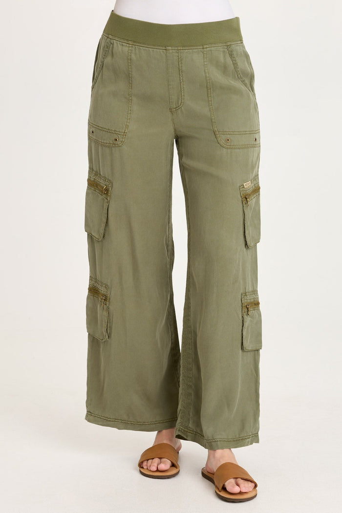XCVI Britte Twill Multi-Pocket Cargo Pant