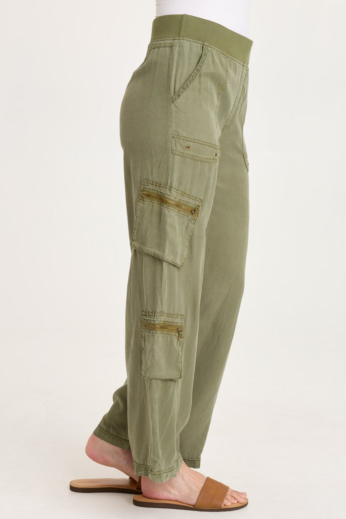 XCVI Britte Twill Multi-Pocket Cargo Pant