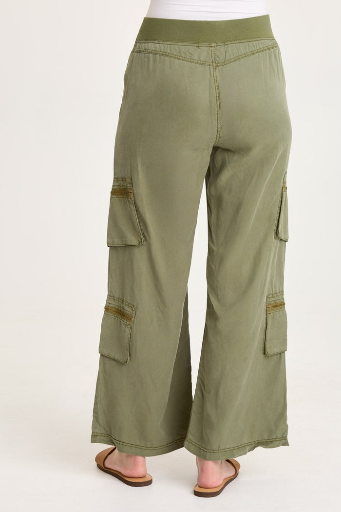 XCVI Britte Twill Multi-Pocket Cargo Pant