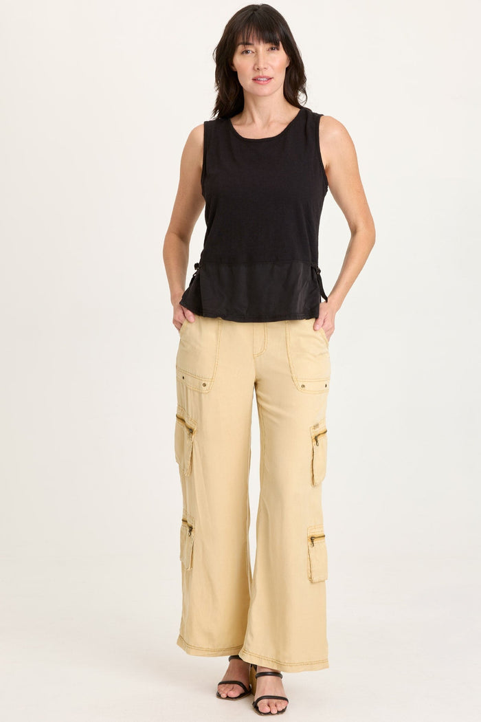 XCVI Britte Twill Multi-Pocket Cargo Pant