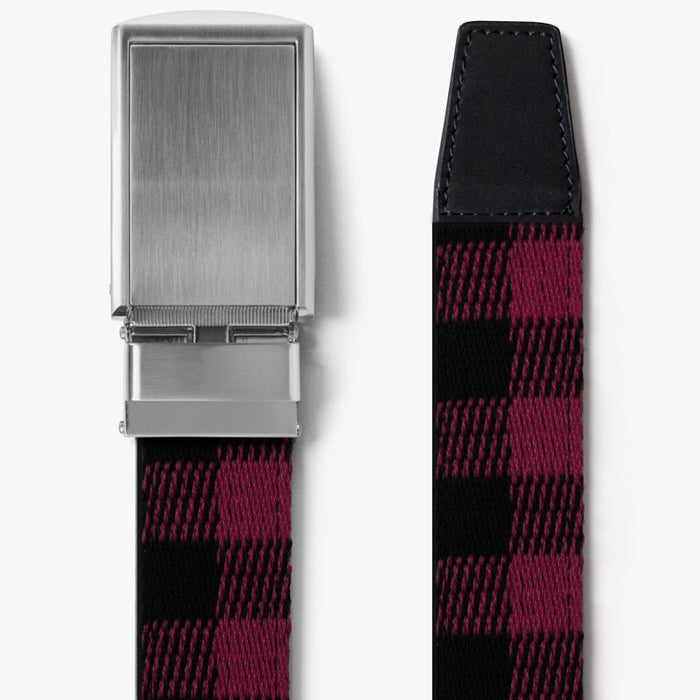 Buffalo Check Canvas Belt