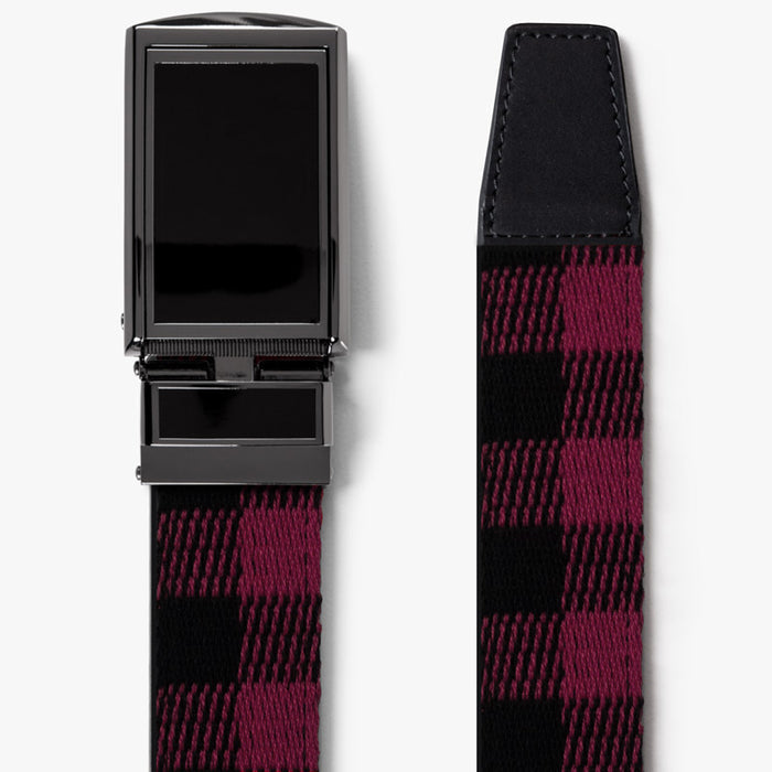 Buffalo Check Canvas Belt