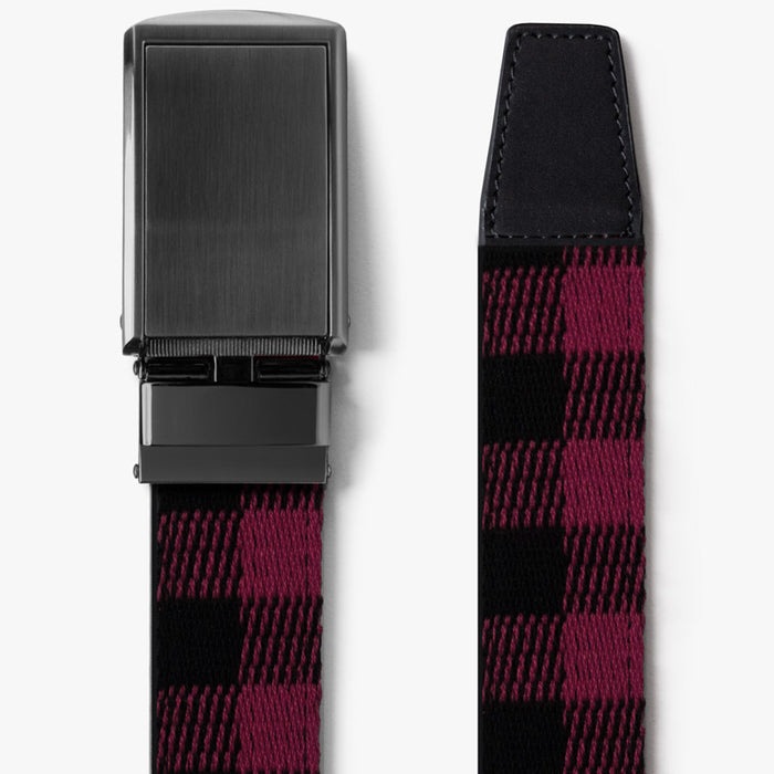 Buffalo Check Canvas Belt