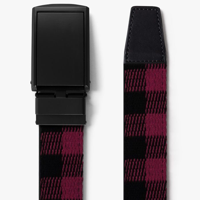Buffalo Check Canvas Belt