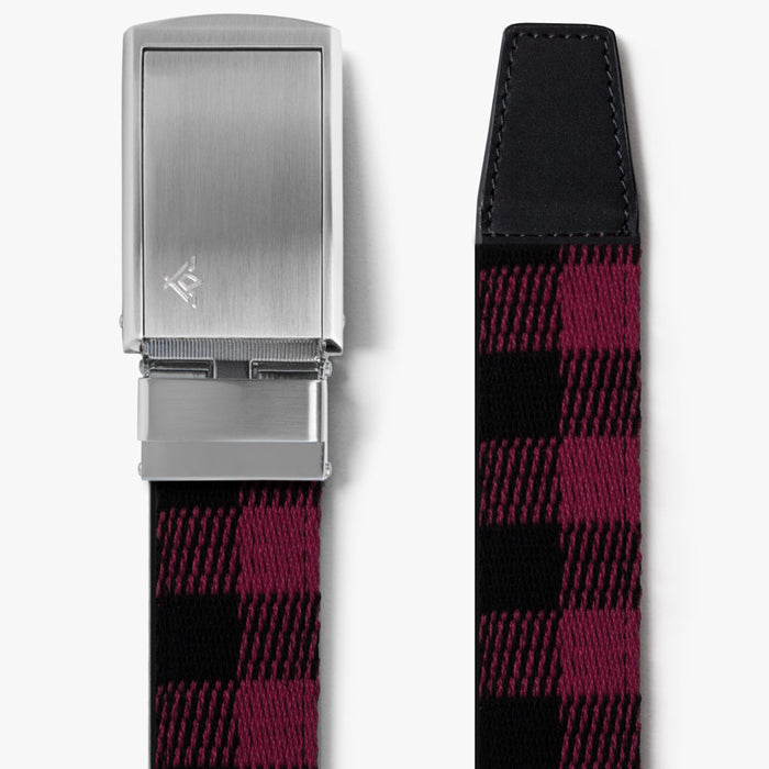 Buffalo Check Canvas Belt