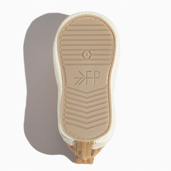 Butterscotch Ribbed Slip On Baby Shoe Slip On Soft Sole