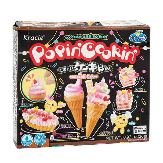 Cakes Kit Popin' Cookin' Japanese Tanoshii 0.09oz Box - 5ct