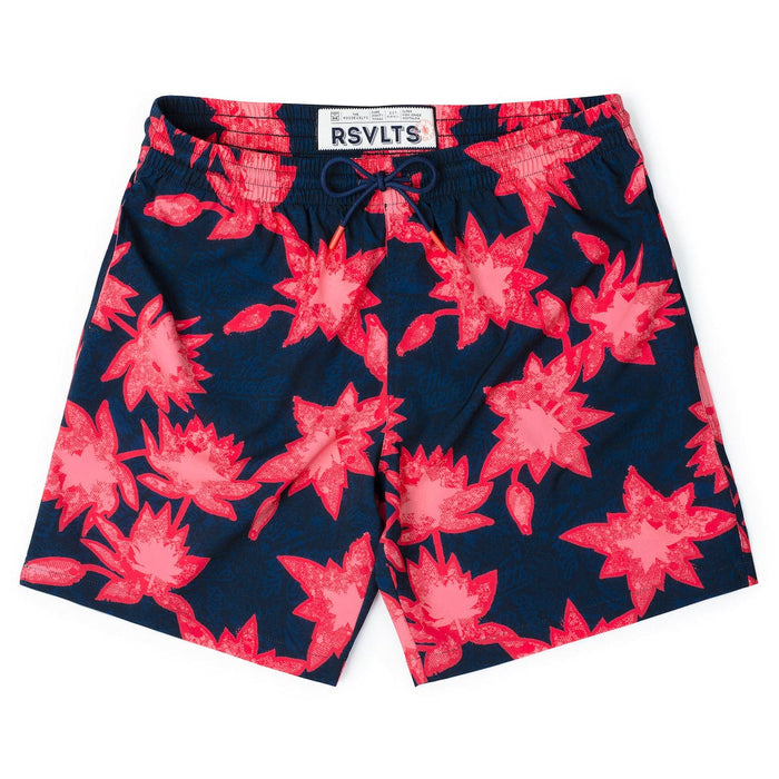 RSVLTS S RSVLTS® RSVLTS Loyalty Program "Floral City #2 B (navy/red)" _ Hyrbid Shorts RSVLTS Loyalty Program "Floral City #2 B (navy/red)" _ Hyrbid Shorts