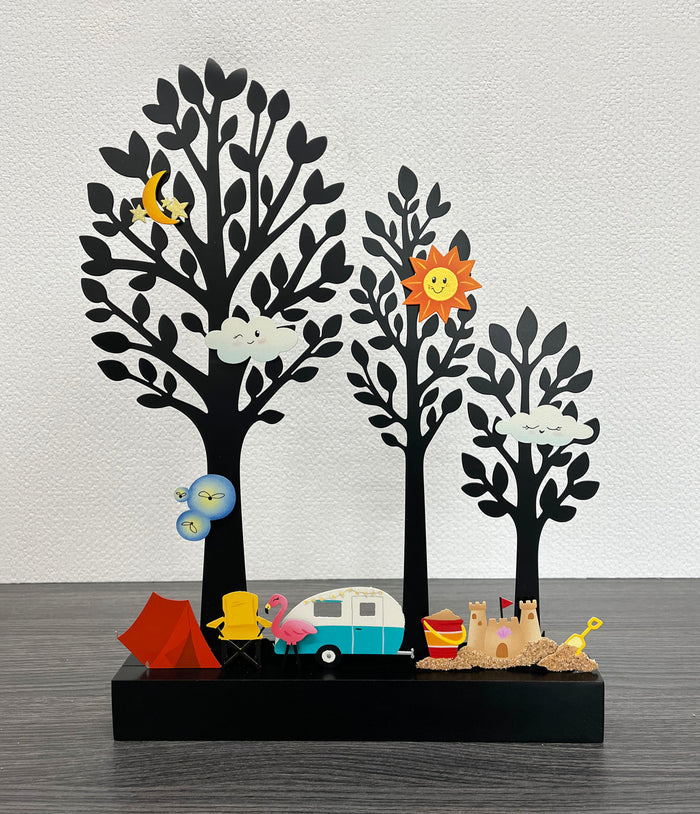 Camping Under the Stars Magnets S/3