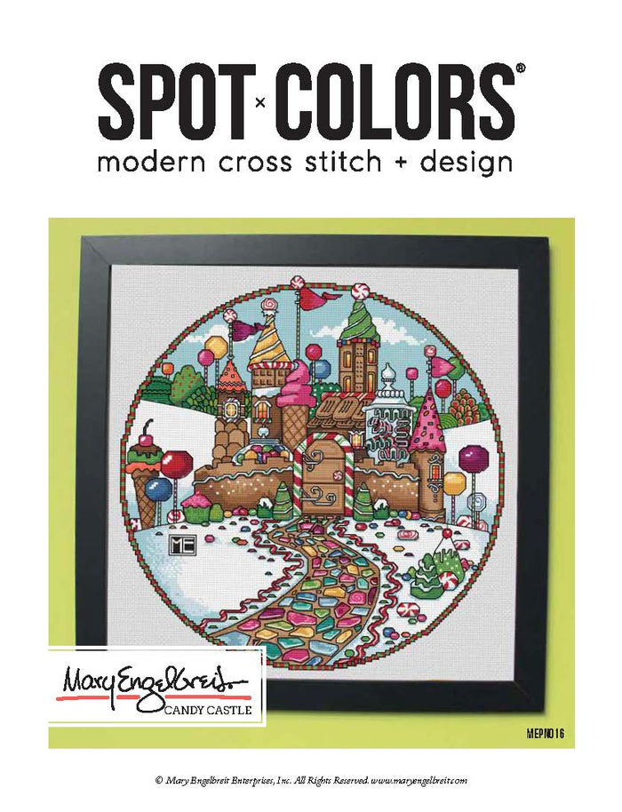 Candy Castle Counted Cross Stitch Leaflet