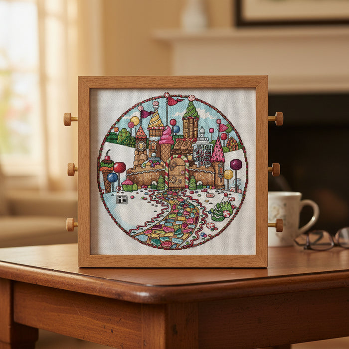Candy Castle Counted Cross Stitch Leaflet
