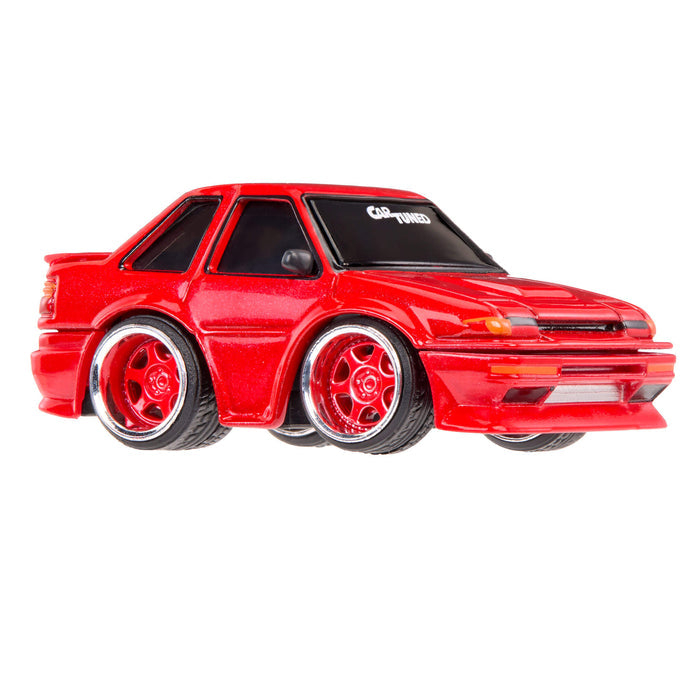 Red car on a white background