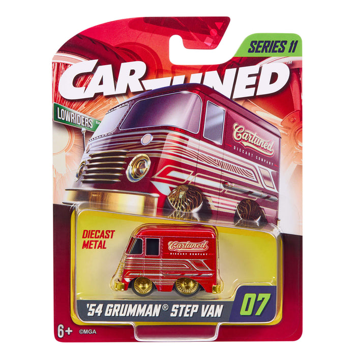 Grumman Step Van in CarTuned brand packaging on a white background