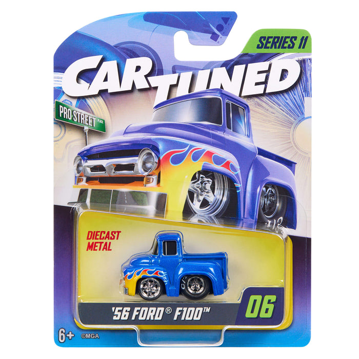 Blue Ford pickup in CarTuned brand packaging on a white background