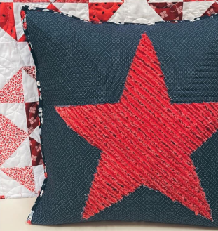 Chenille Star Pillow