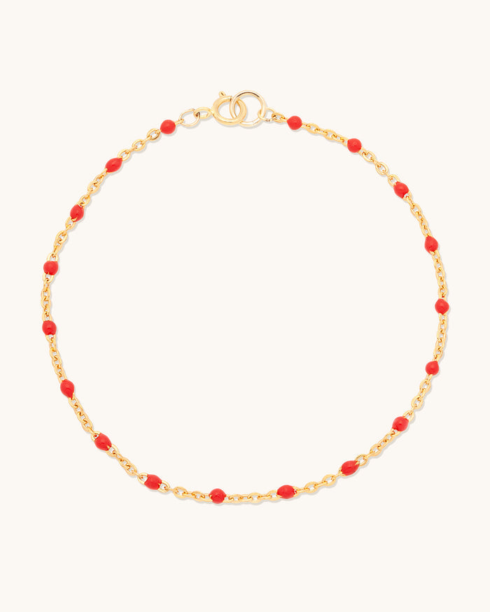 Cherry Candy Chain Anklet