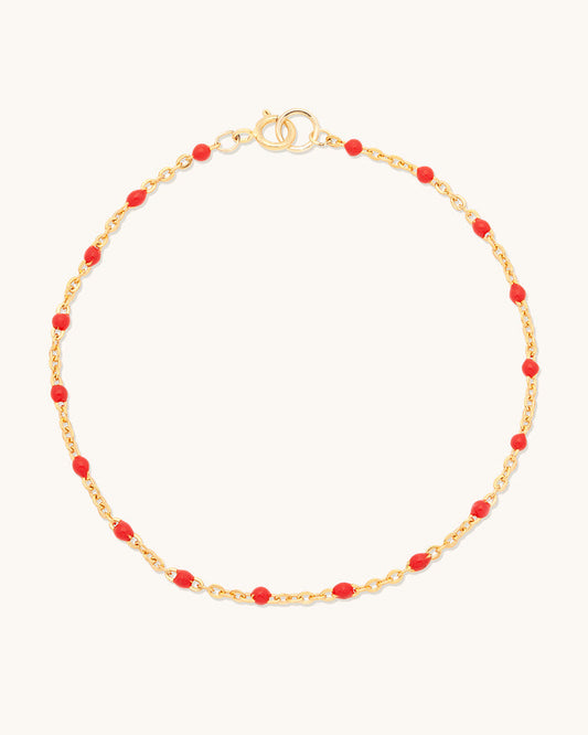 Cherry Candy Chain Anklet