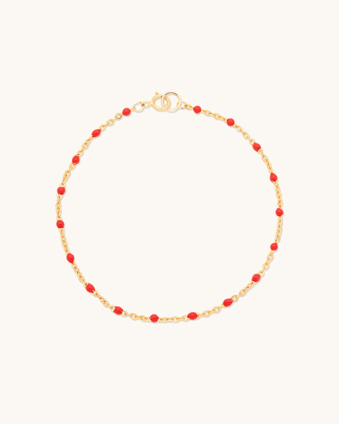 Cherry Candy Chain Bracelet