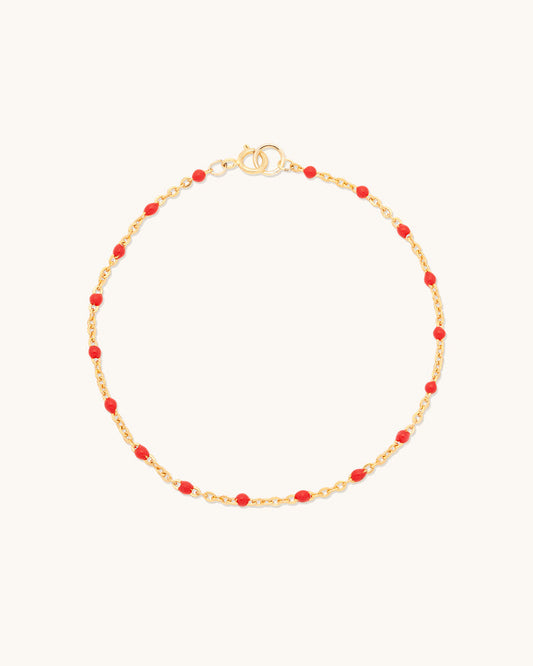 Cherry Candy Chain Bracelet