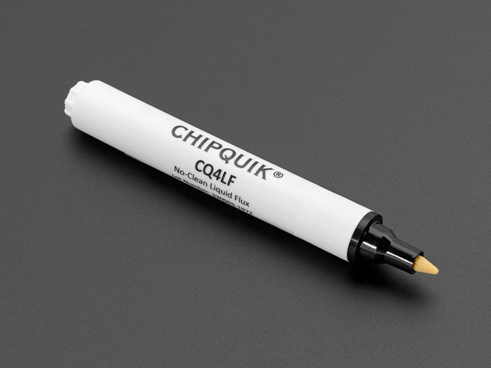 Chip Quik No-Clean Liquid Flux Pen – 10ml Pen w/ Tip (CQ4LF) [Discontinued] by Chip Quik - The Pi Hut
