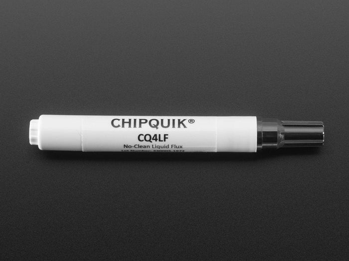 Chip Quik No-Clean Liquid Flux Pen – 10ml Pen w/ Tip (CQ4LF) [Discontinued] by Chip Quik - The Pi Hut