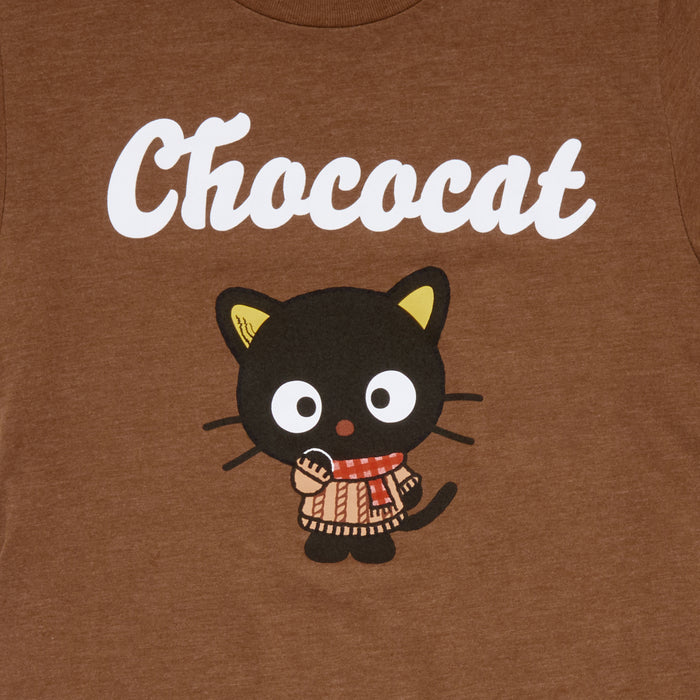Chococat Big Kids Cozy Tee (Brown) Apparel Mad Engine Global LLC