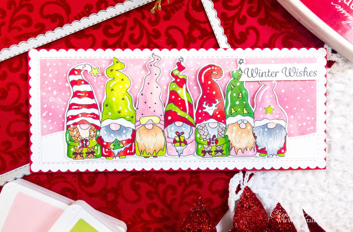 Christmas Gnomes Digital Stamp - alexsyberiadesigns