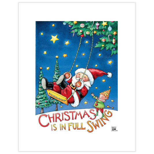 Christmas in Full Swing Fine Art Print