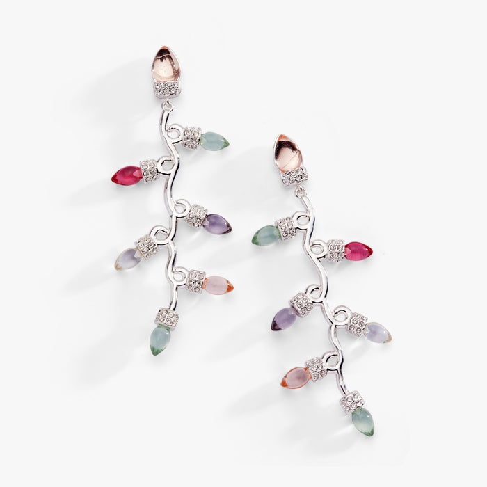 Christmas Muted Light Bulb Earrings