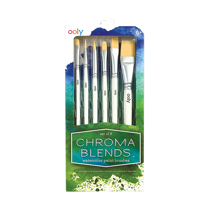 OOLY Chroma Blends Watercolor Paint Brushes in packaging
