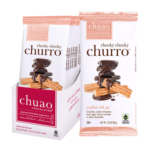 Chuao Cheeky Cheeky Churro Dark Chocolate 2.8oz Bar - 12ct