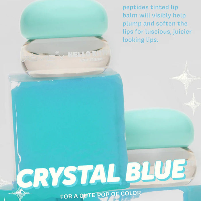 Cinnamoroll x The Crème Shop Gloss Jelly Tinted Peptide Lip Glaze (Crystal Blue) Beauty The Crème Shop