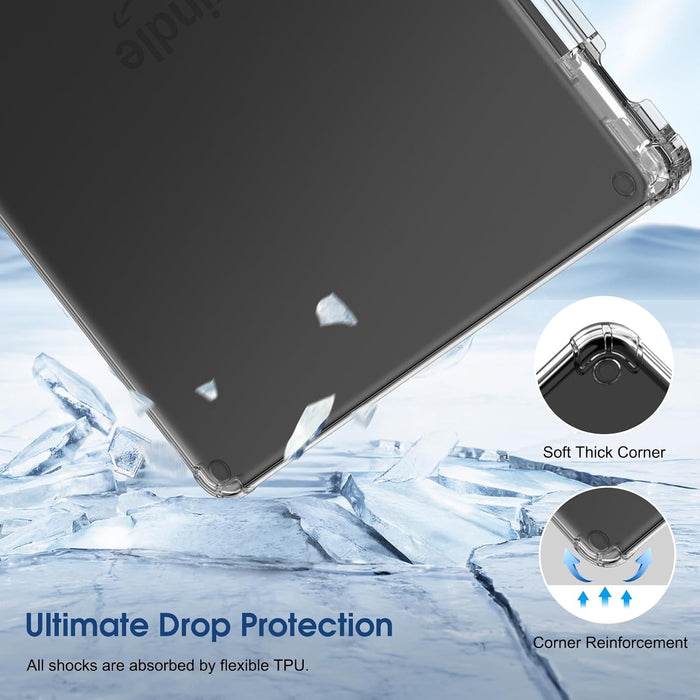 Clear Back Cover for Kindle Scribe 11" 2025 (3rd Gen) w/Built-in Pen Holder | Fintie